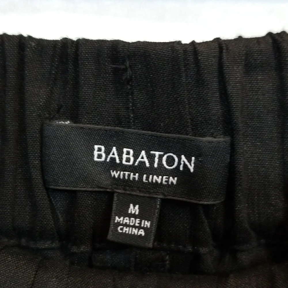 - Babaton with linen black pants size M